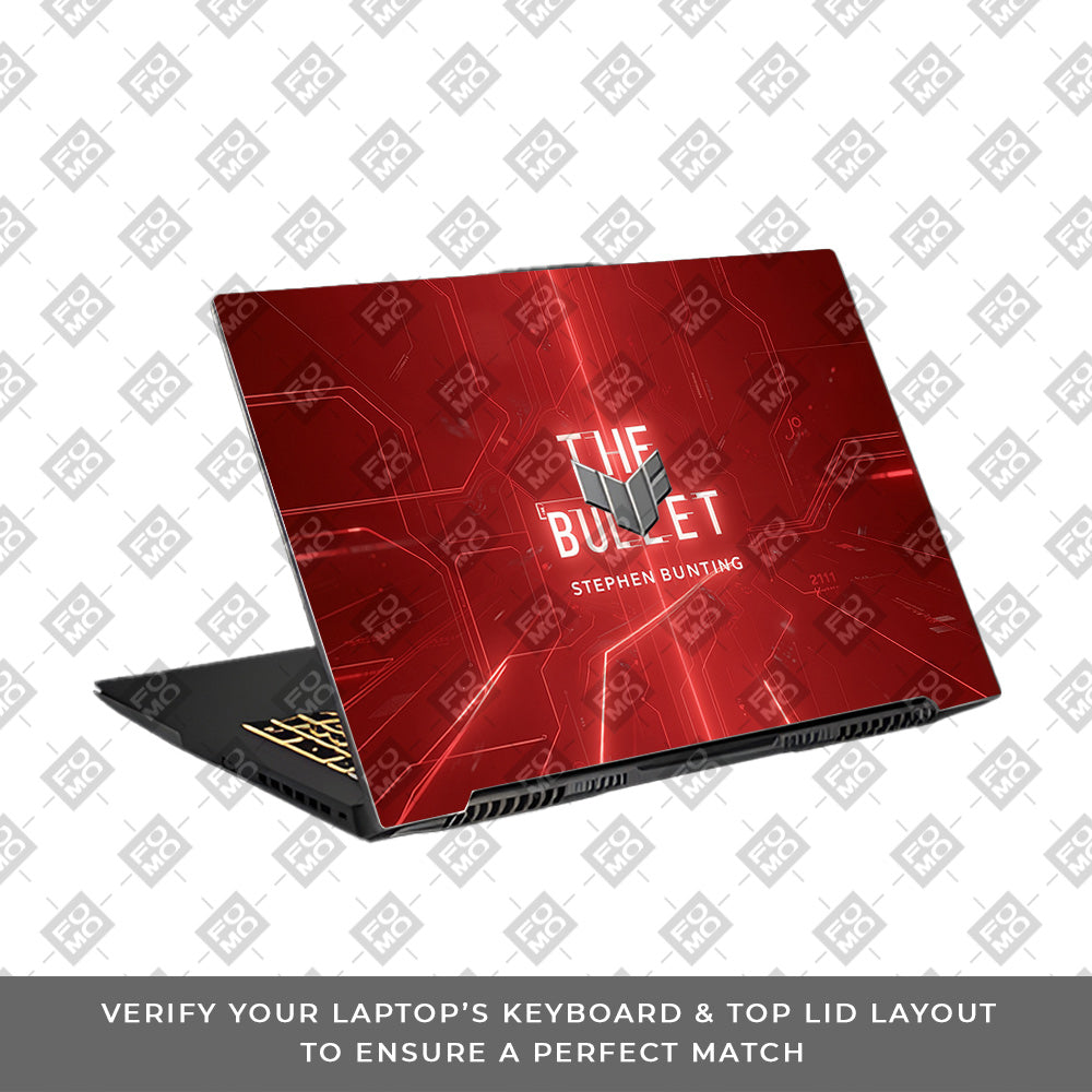 The Bullet Asus TUF Gaming F17 FX707Z 3D Laptop Skin