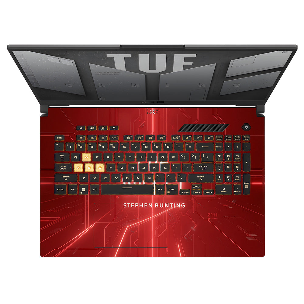 The Bullet Asus TUF Gaming F17 FX707Z 3D Laptop Skin