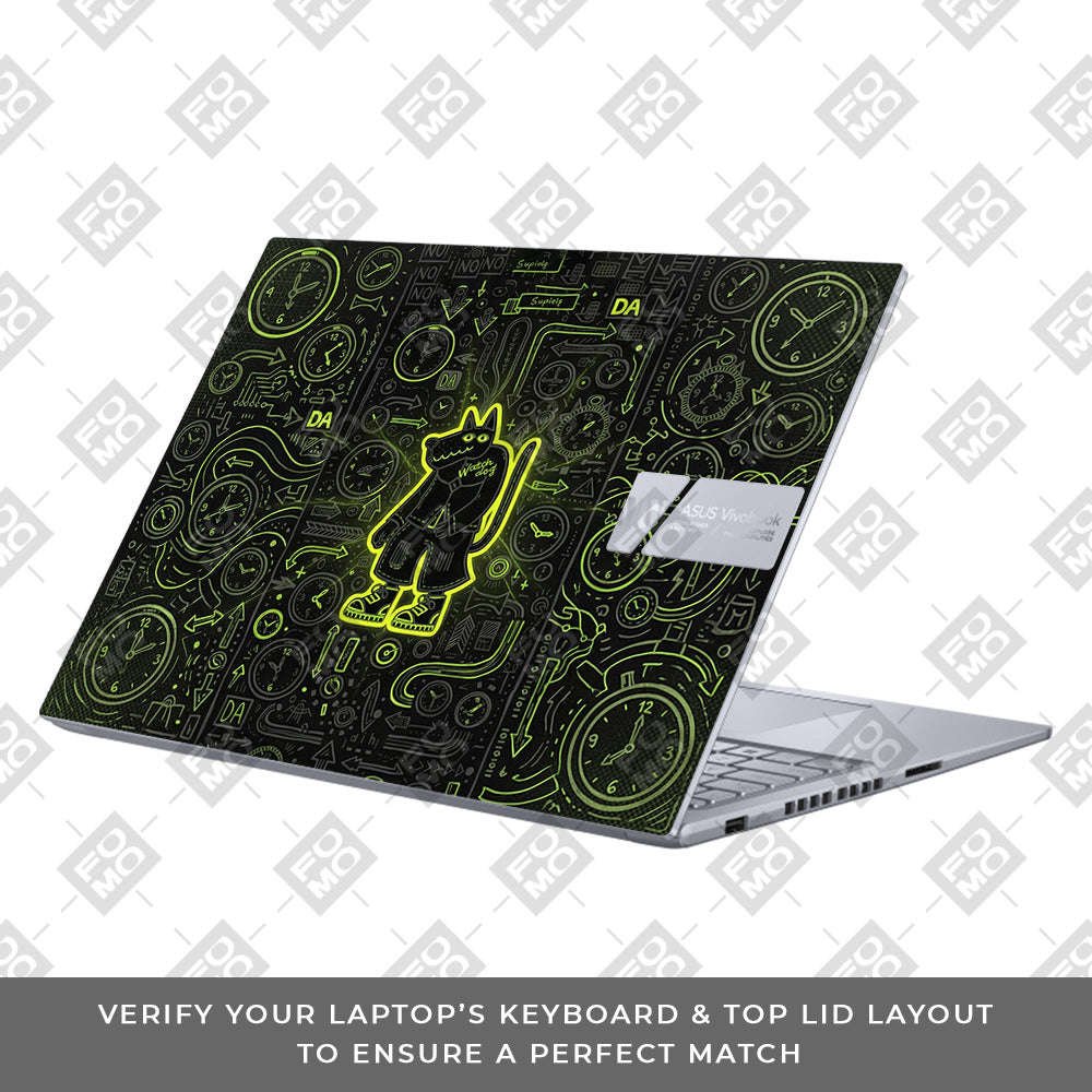 Watch Dog Alert Asus Vivobook 16 X1605V 3D Laptop Skin
