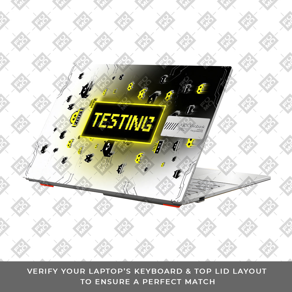 Testing Under Attack Asus Vivobook 16X M1603QA 3D Laptop Skin
