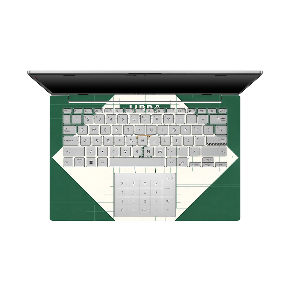 Libra Flat White Asus Vivobook 16X M1603QA 3D Laptop Skin