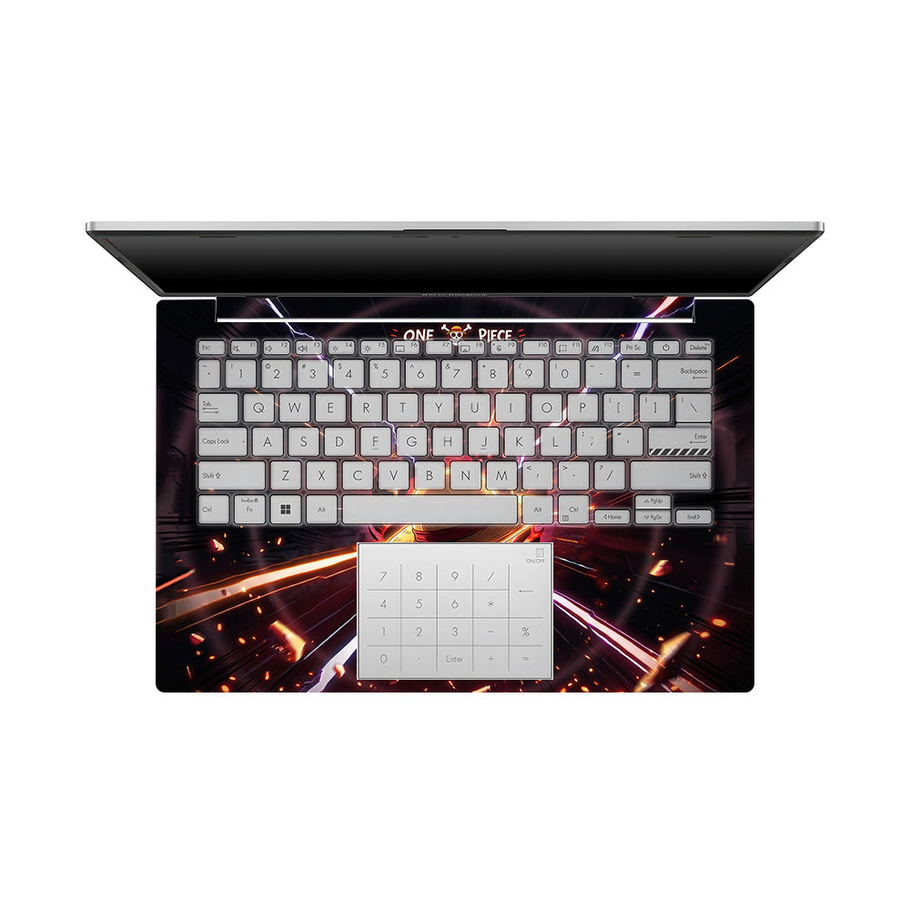 One Piece Fire Hat Asus Vivobook 16X M1603QA 3D Laptop Skin