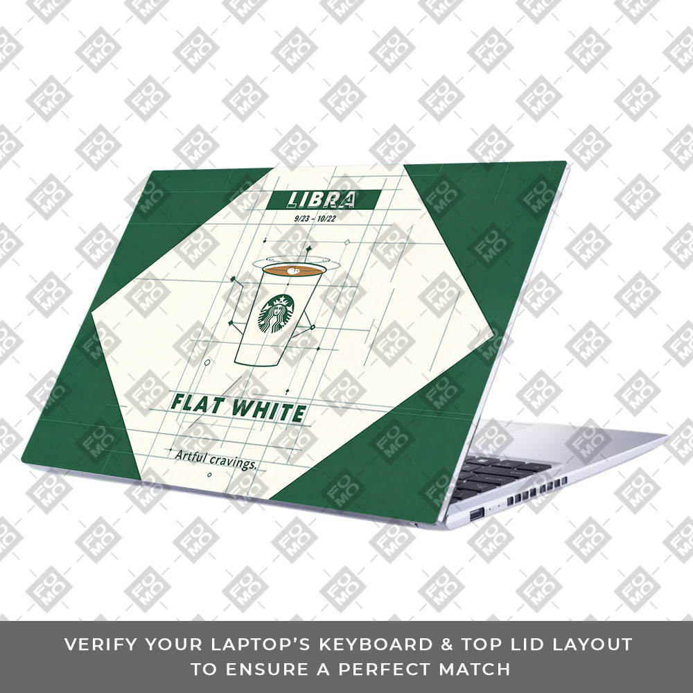 Libra Flat White Asus Vivobook 15 X1502ZA 3D Laptop Skin