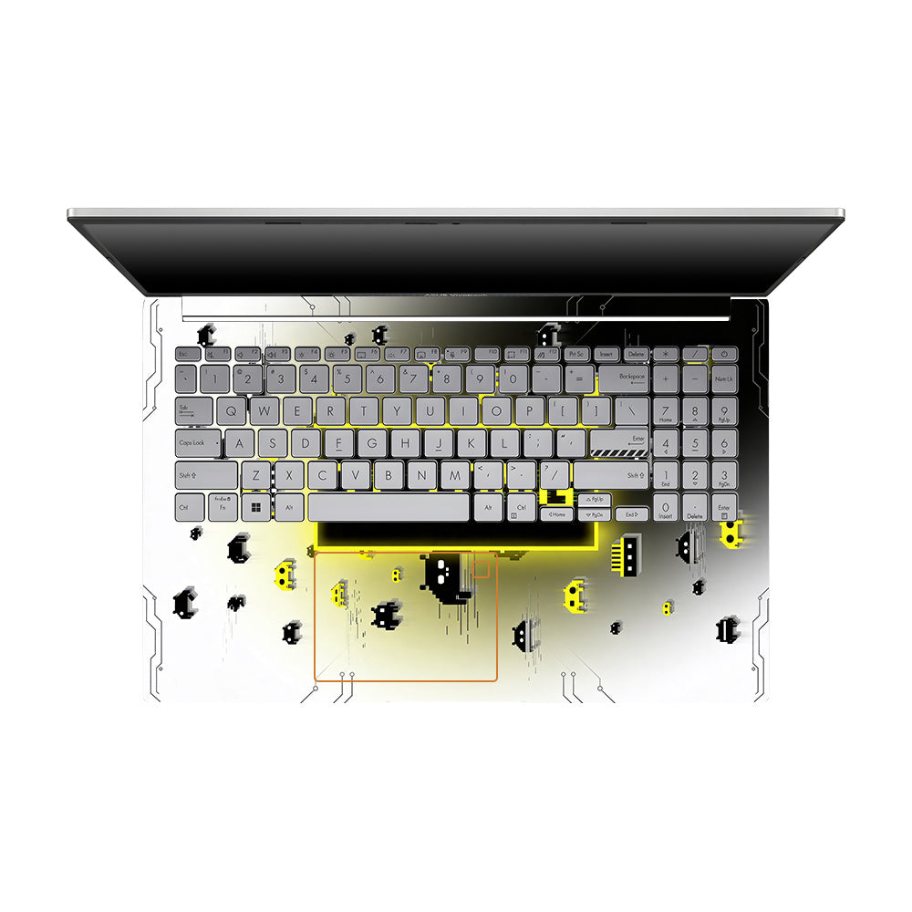Testing Under Attack Asus VivoBook 15 X1504VA 3D Laptop Skin