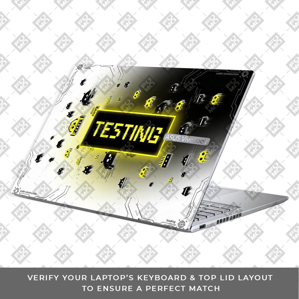 Testing Under Attack Asus VivoBook 16X K3605 3D Laptop Skin