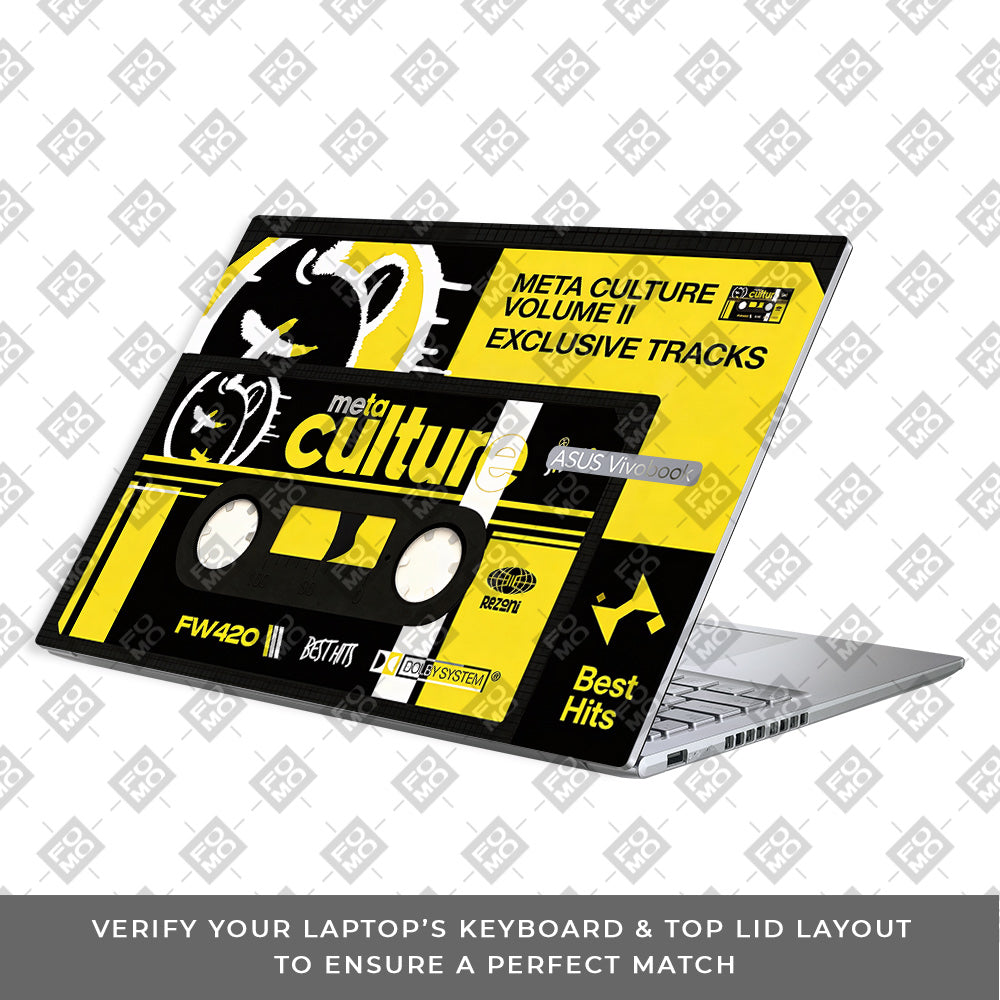 Meta Culture Asus VivoBook 16X K3605 3D Laptop Skin