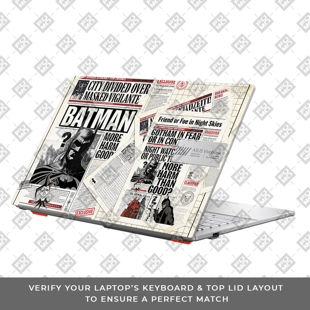Batman Gotham’s Legacy Asus Vivobook Go 14 E1404 3D Laptop Skin