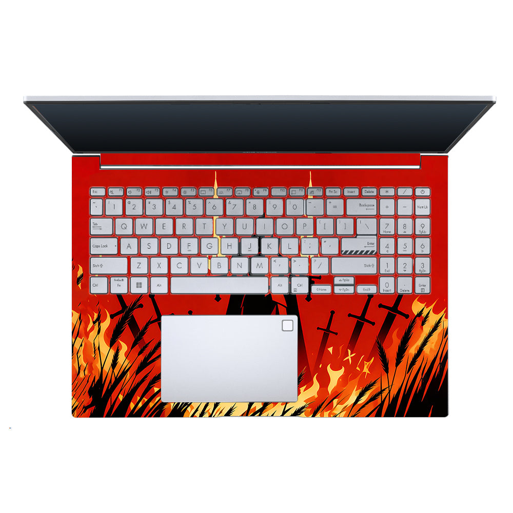 Knight of Flames Asus Vivobook Pro 15 M6500QC & M6500QH 3D Laptop Skin