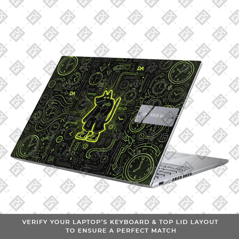 Watch Dog Alert Asus Vivobook Pro 15 M6500QC & M6500QH 3D Laptop Skin