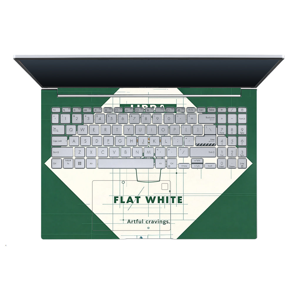 Libra Flat White Asus Vivobook X1605ZA 3D Laptop Skin