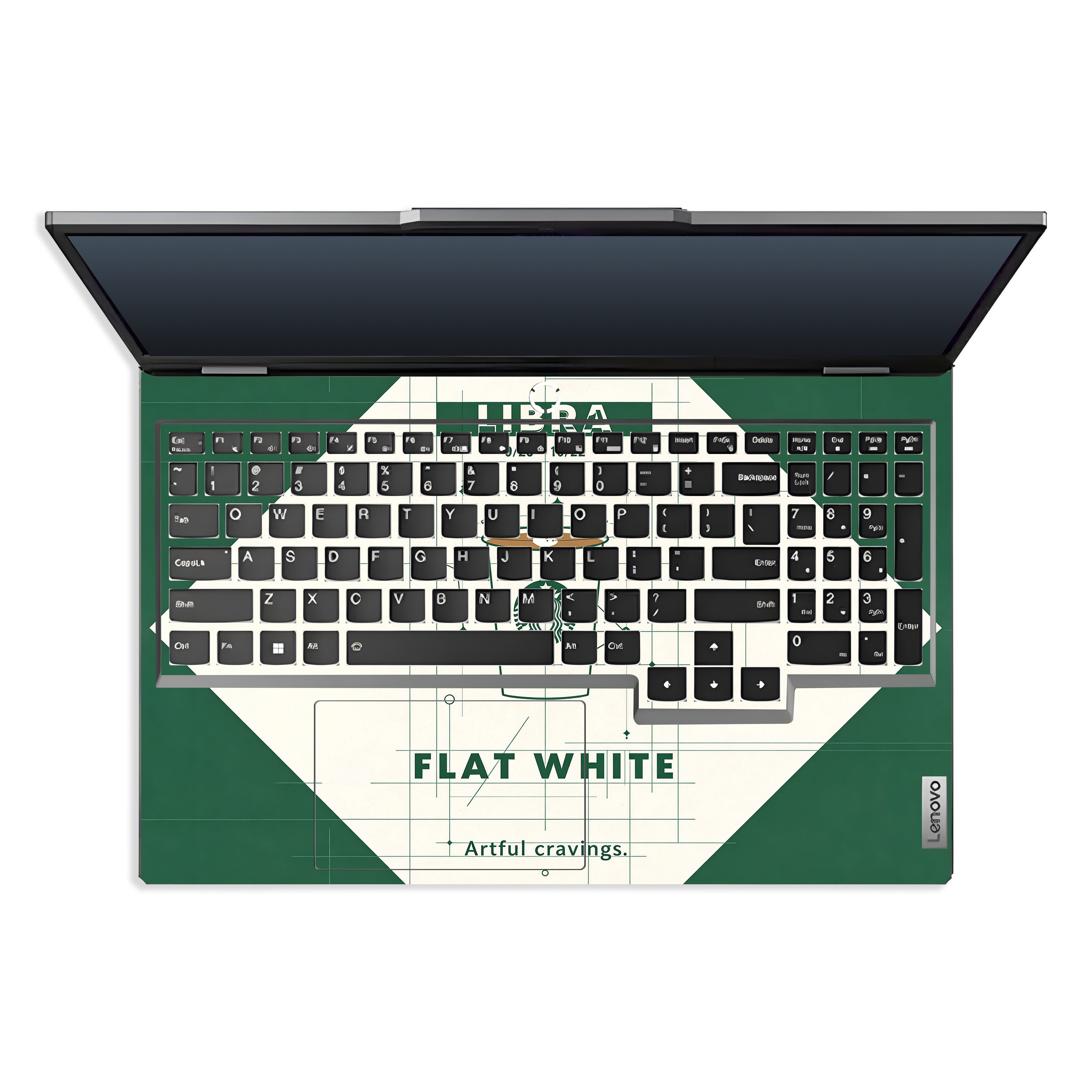 Libra Flat White Lenovo LOQ 2024, 2025 3D Laptop Skin