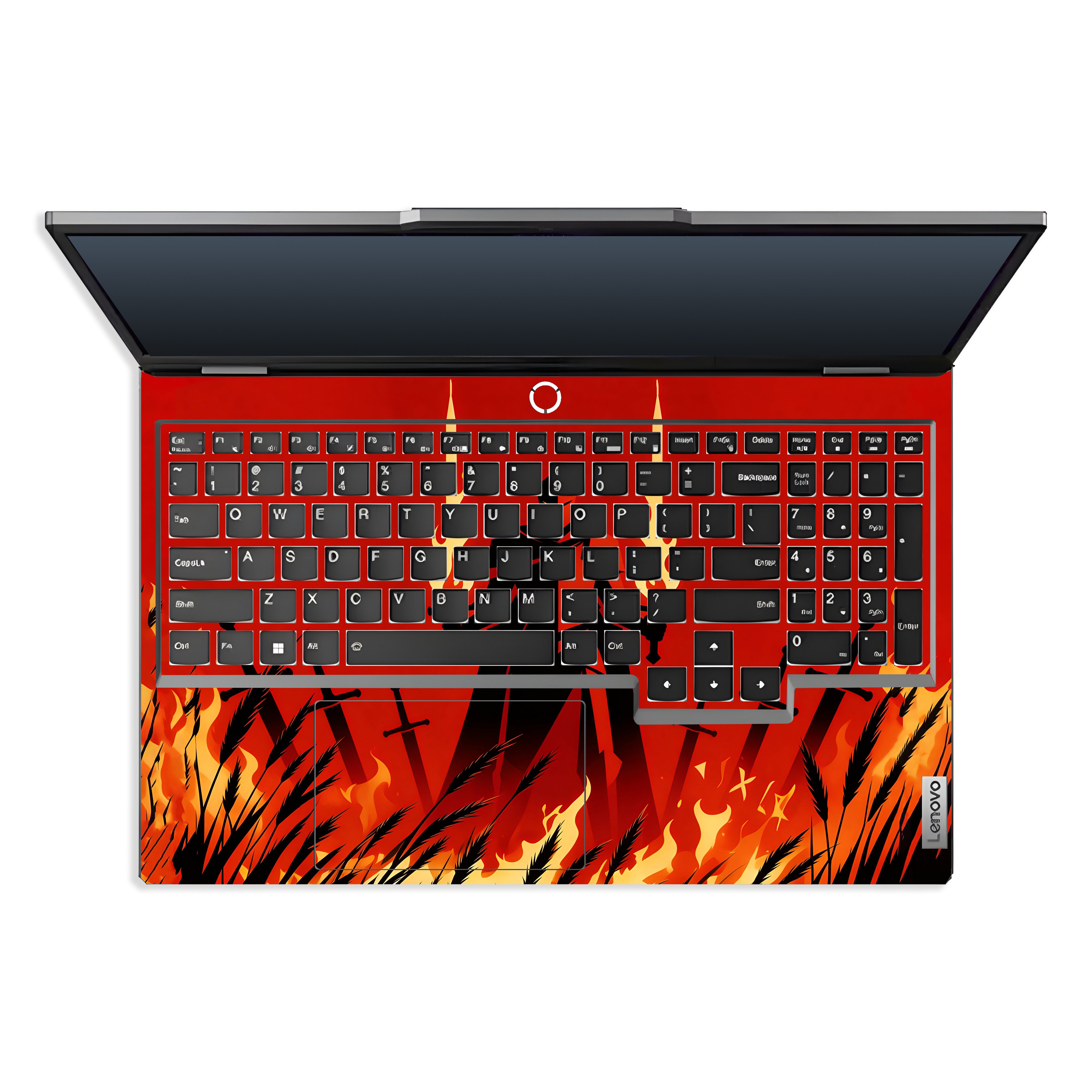 Knight of Flames Lenovo LOQ 2024, 2025 3D Laptop Skin