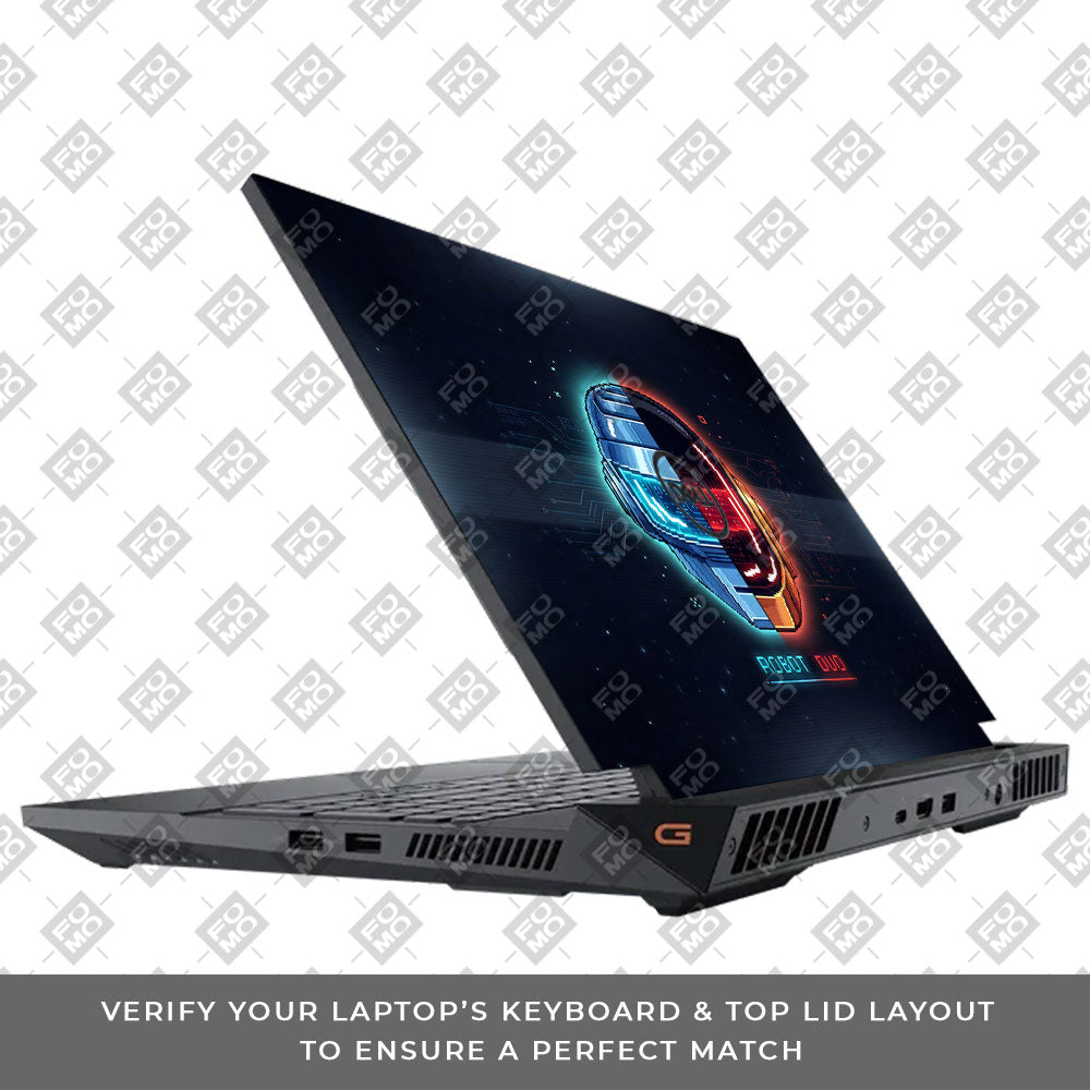 Robot Duo Dell G15 5520, 5530 3D Laptop Skin