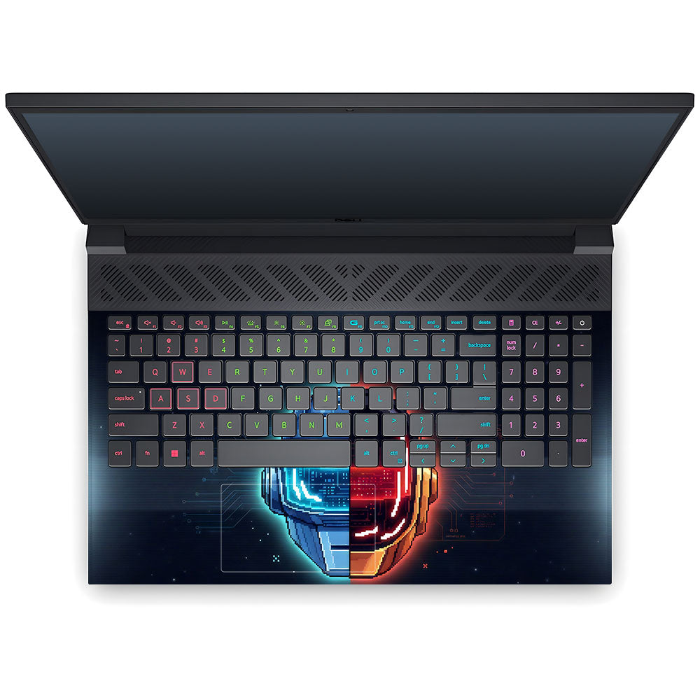 Robot Duo Dell G15 5520, 5530 3D Laptop Skin