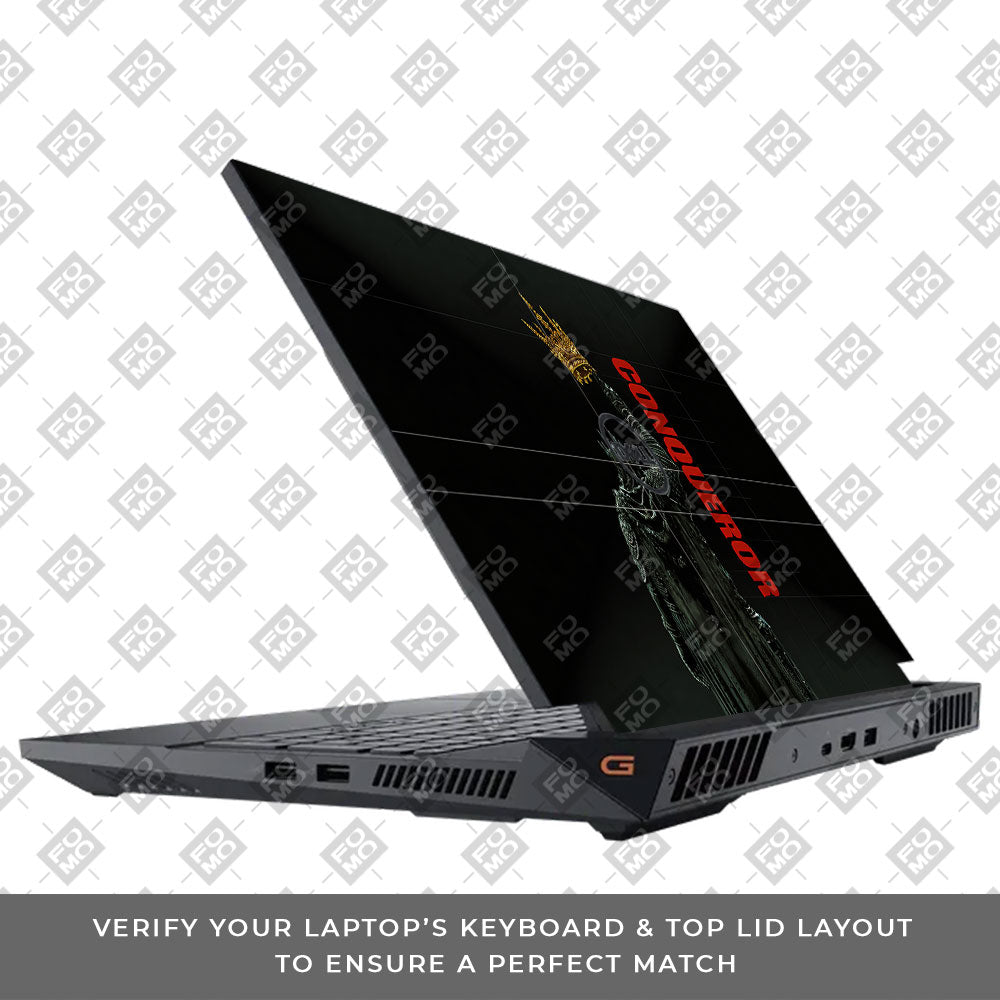 Crowned Conqueror Dell G15 5520, 5530 3D Laptop Skin