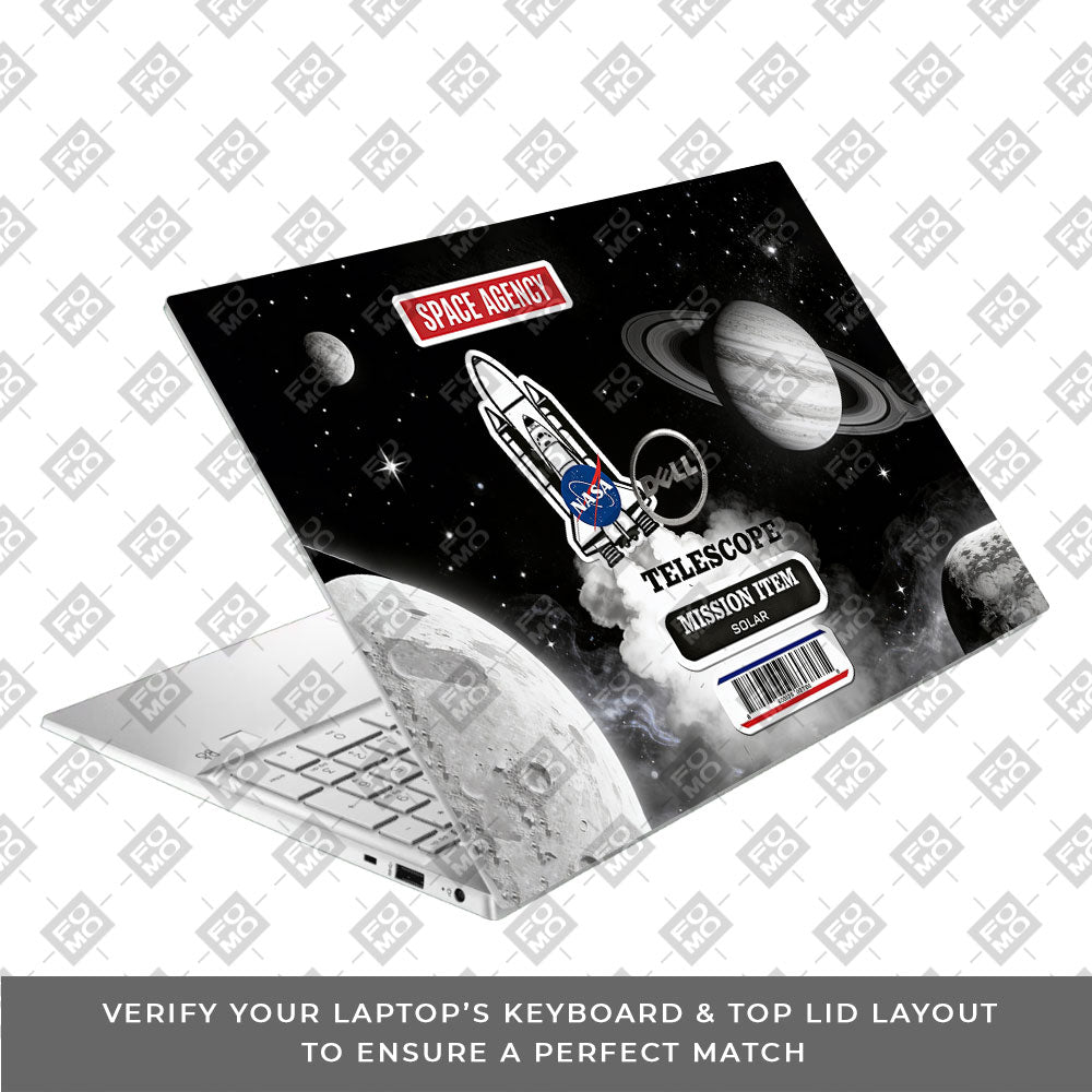 Space Mission NASA Dell Inspiron 3501 3D Laptop Skin