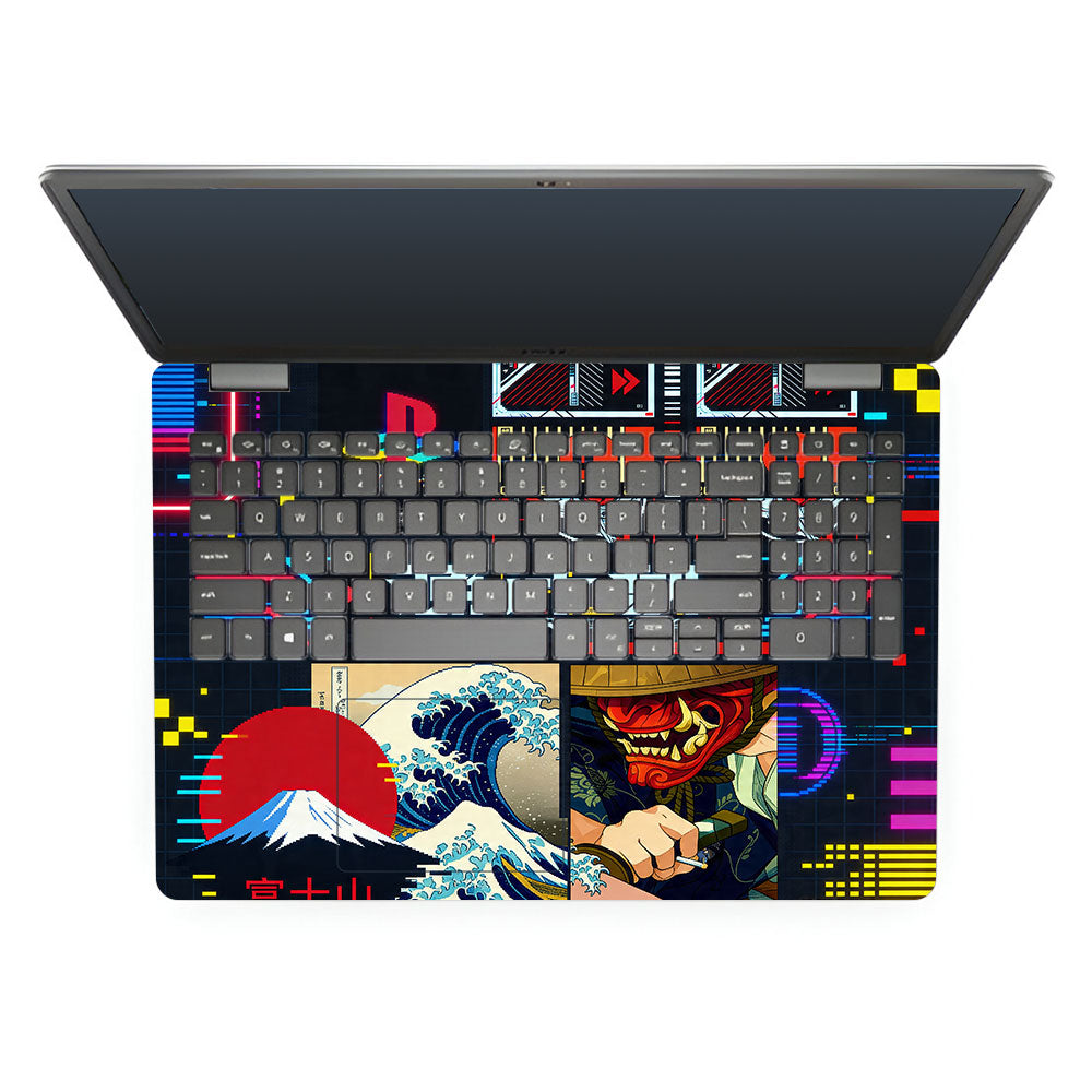 PlayStation Retro Dell Inspiron 3501 3D Laptop Skin