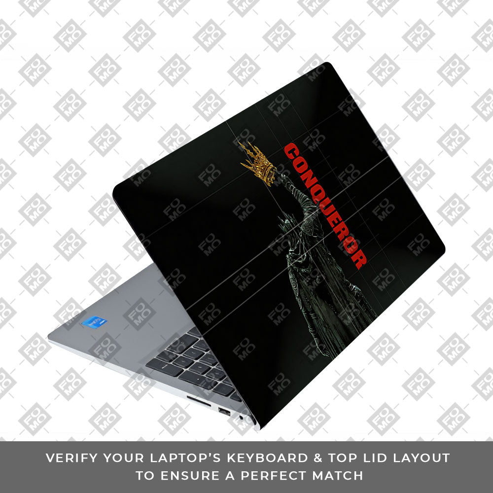Crowned Conqueror Dell Inspiron 3520 3D Laptop Skin