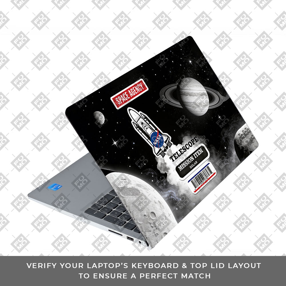 Space Mission NASA Dell Inspiron 3520 3D Laptop Skin
