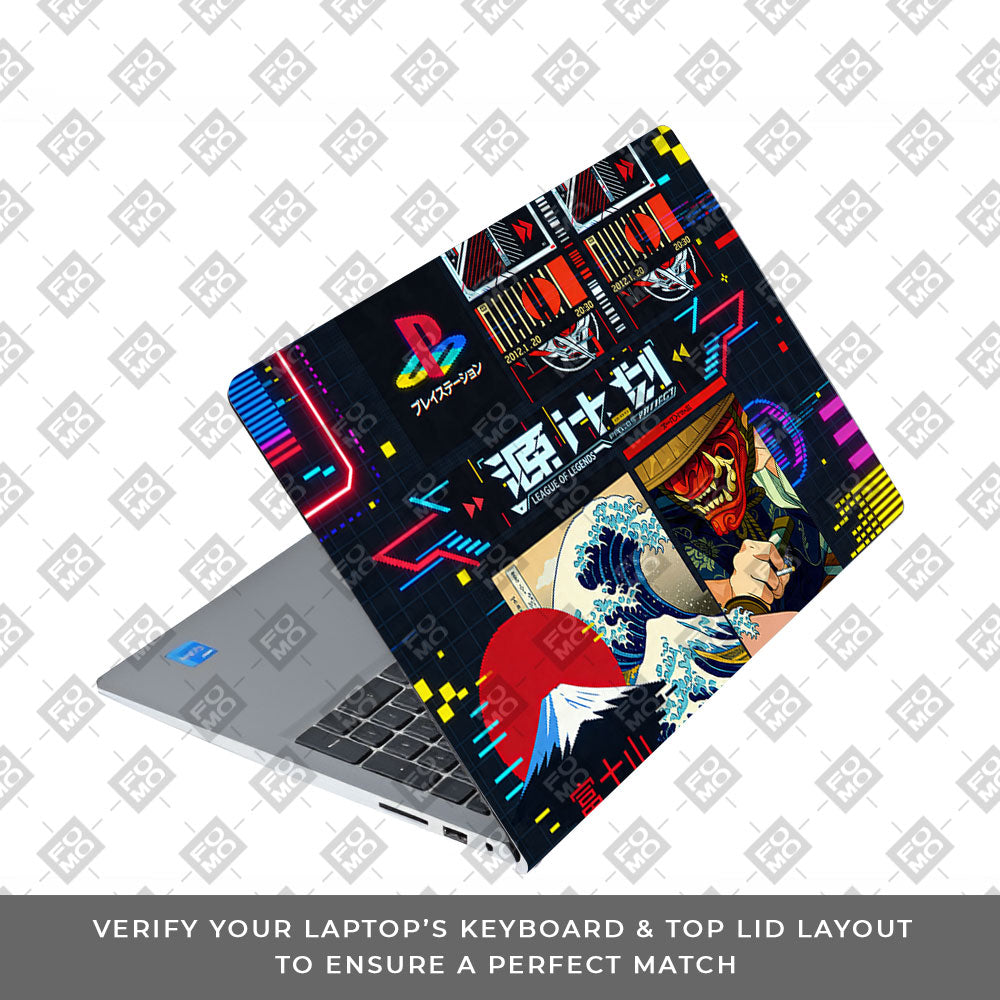 PlayStation Retro Dell Inspiron 3520 3D Laptop Skin