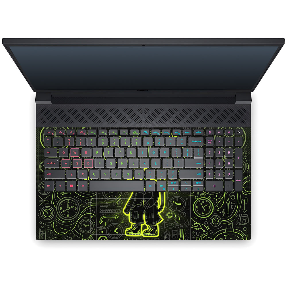 Watch Dog Alert Dell G15 5520, 5530 3D Laptop Skin