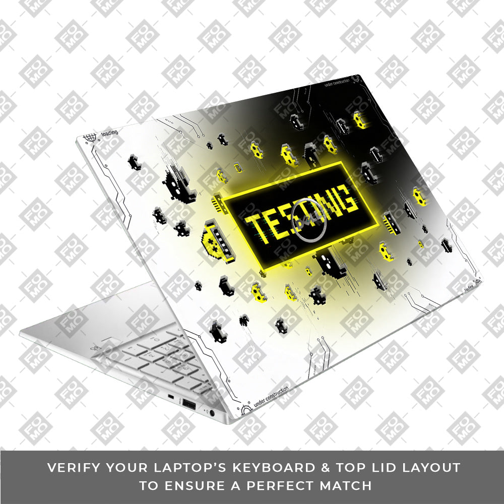 Testing Under Attack Dell Inspiron 3501 3D Laptop Skin