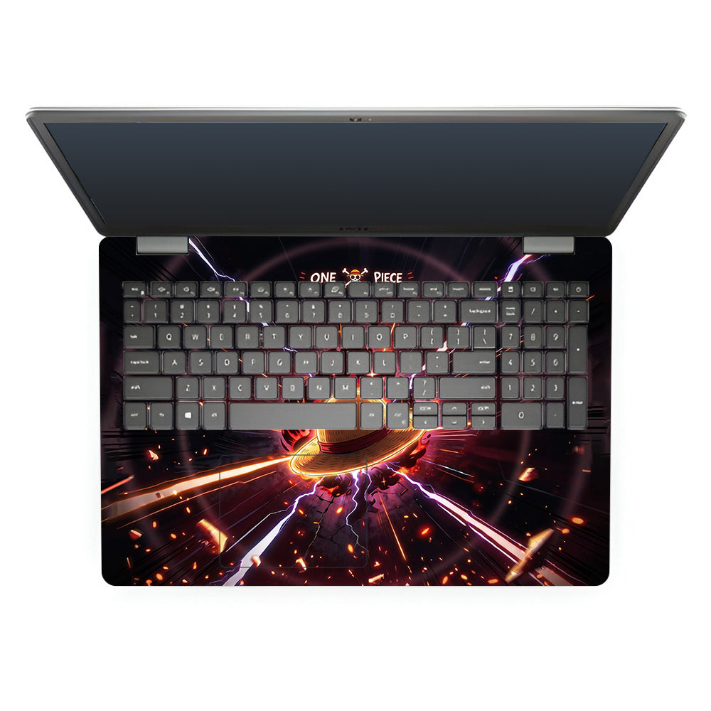 One Piece Fire Hat Dell Inspiron 3501 3D Laptop Skin