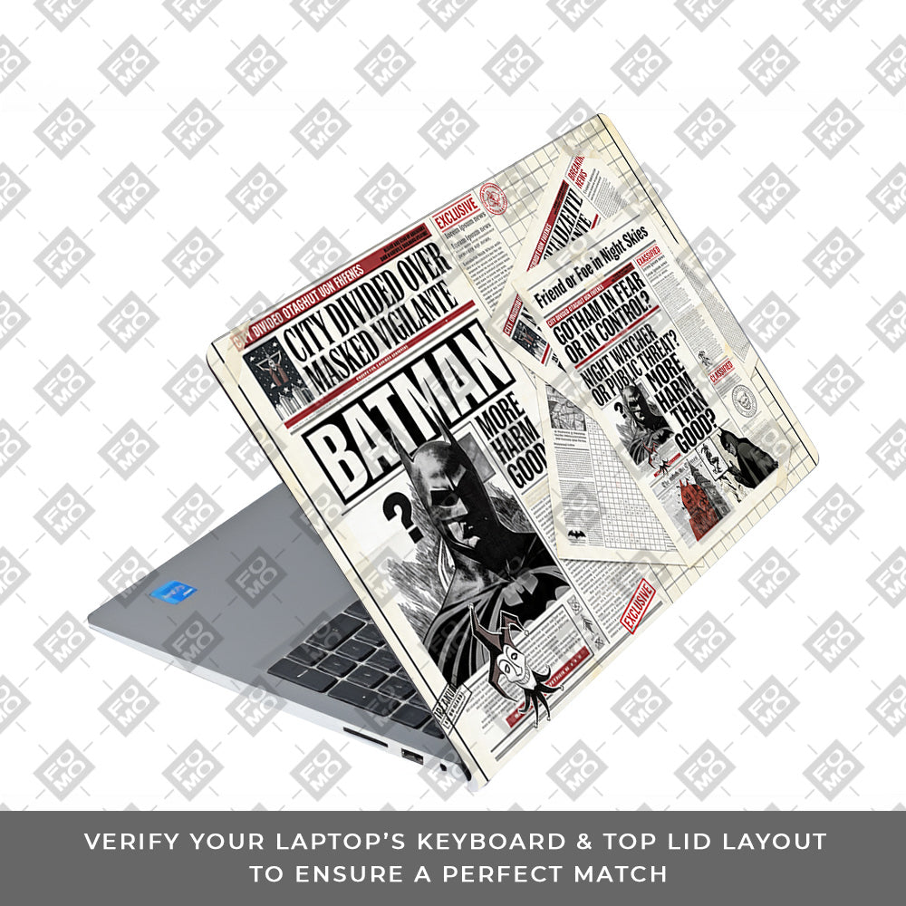 Batman Gotham’s Legacy Dell Inspiron 3520 3D Laptop Skin