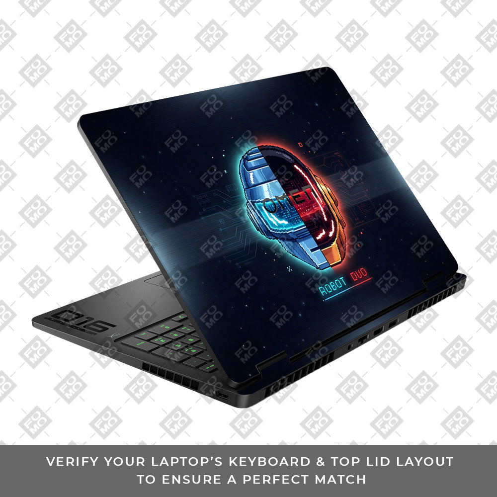 Robot Duo HP Omen Gaming 16 3D Laptop Skin