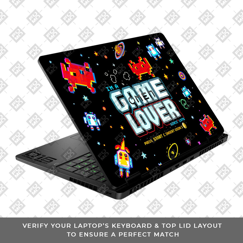 Gamer Lover HP Omen Gaming 16 3D Laptop Skin