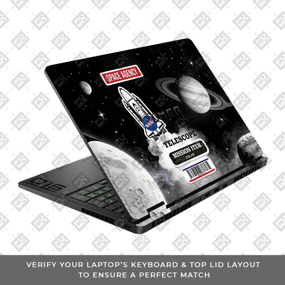 Space Mission NASA HP Omen Gaming 16 3D Laptop Skin