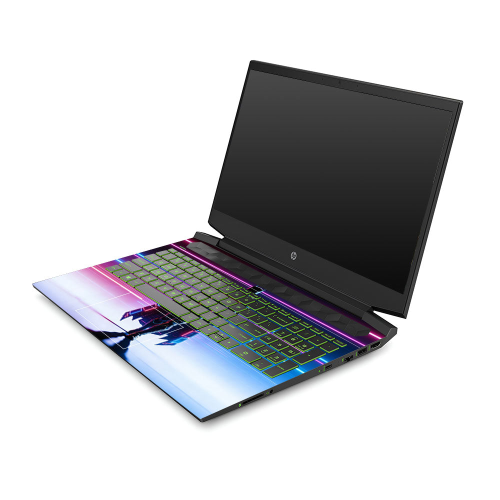Superhero Neon Streaks HP Pavilion Gaming 15 EC Series 3D Laptop Skin