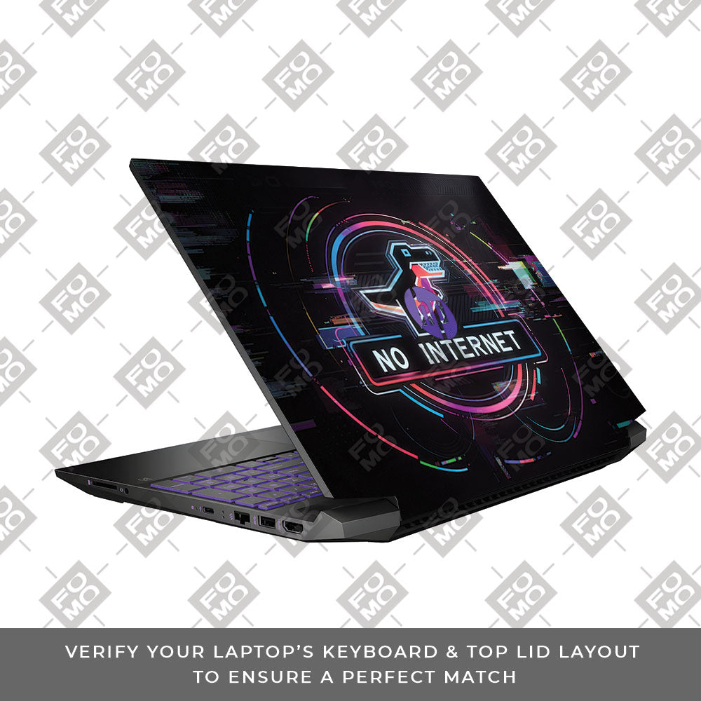 Dinosaur Connection HP Pavilion Gaming 15 EC Series 3D Laptop Skin