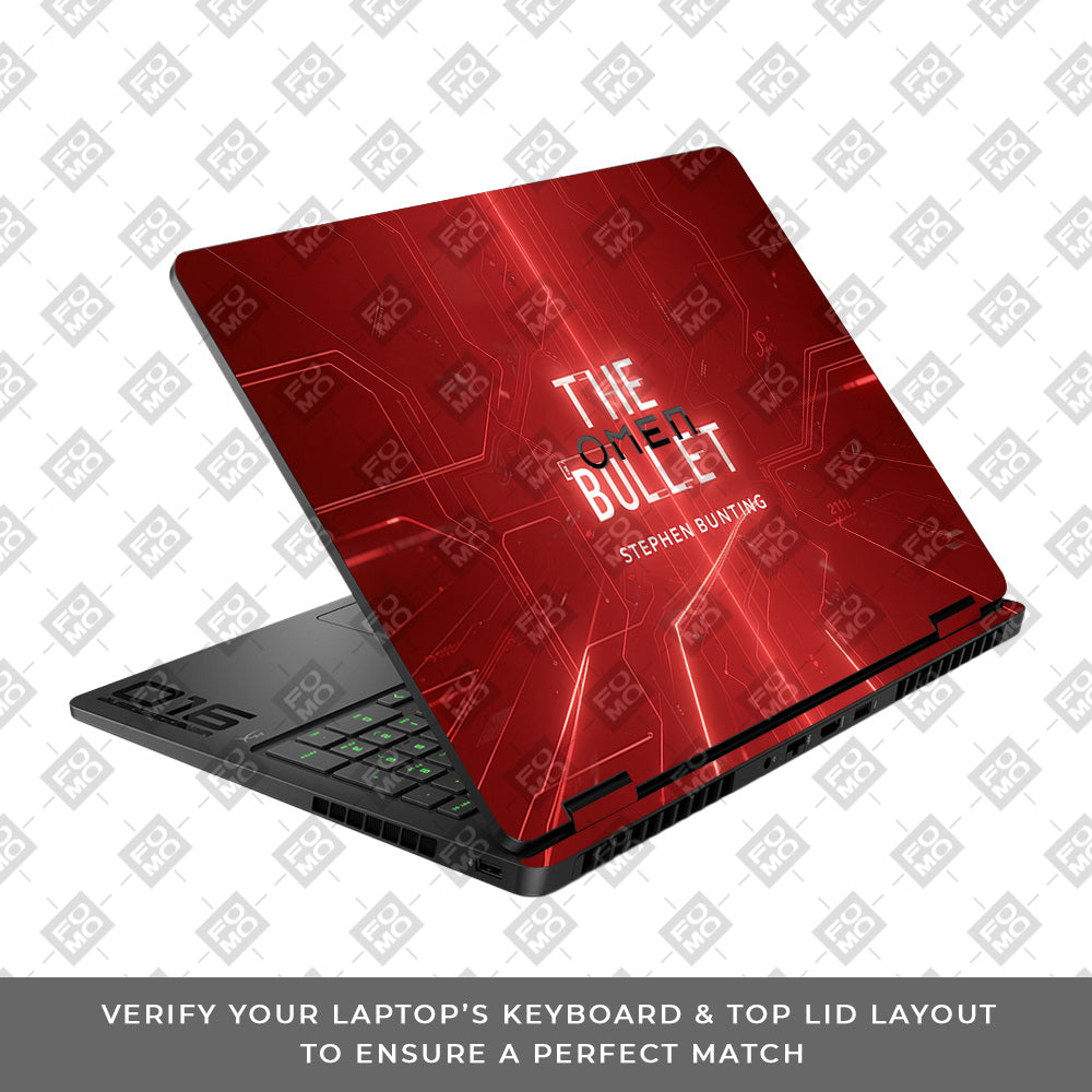 The Bullet HP Omen Gaming 16 2025, 2026 3D Laptop Skin