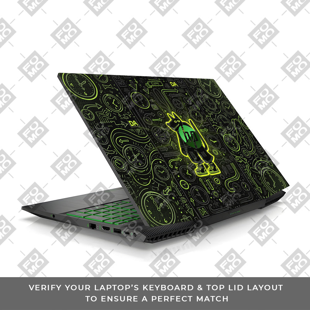 Watch Dog Alert HP Pavilion Gaming 15 CX Series 3D Laptop Skin