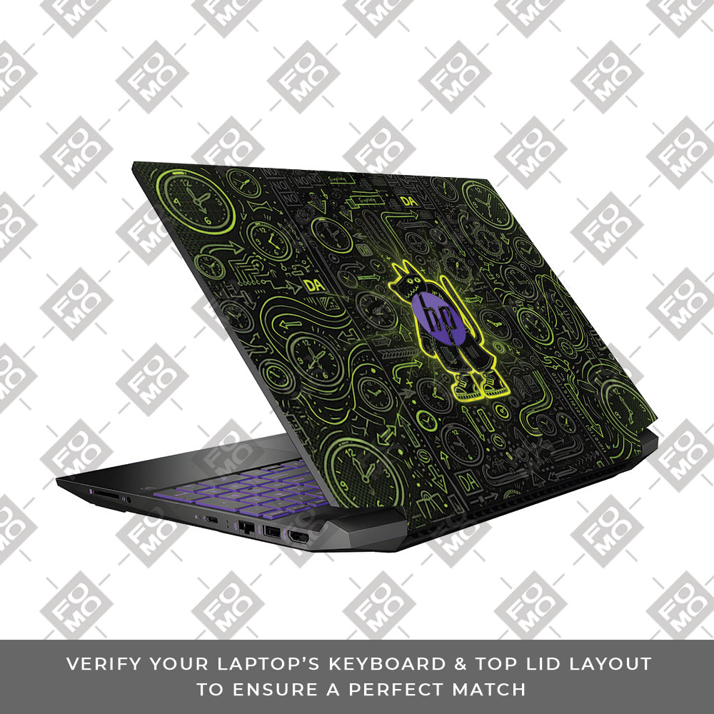 Watch Dog Alert HP Pavilion Gaming 15 EC Series 3D Laptop Skin