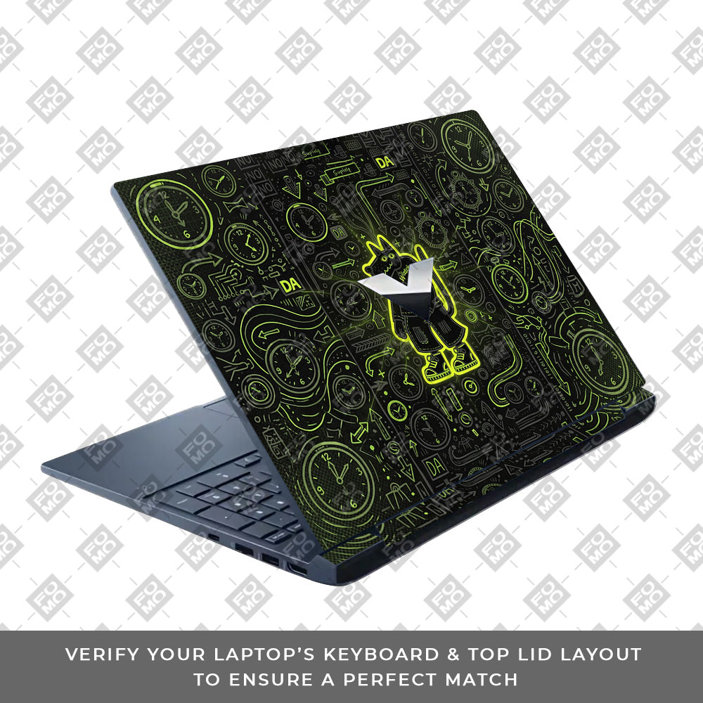 Watch Dog Alert HP Victus 3D Laptop Skin