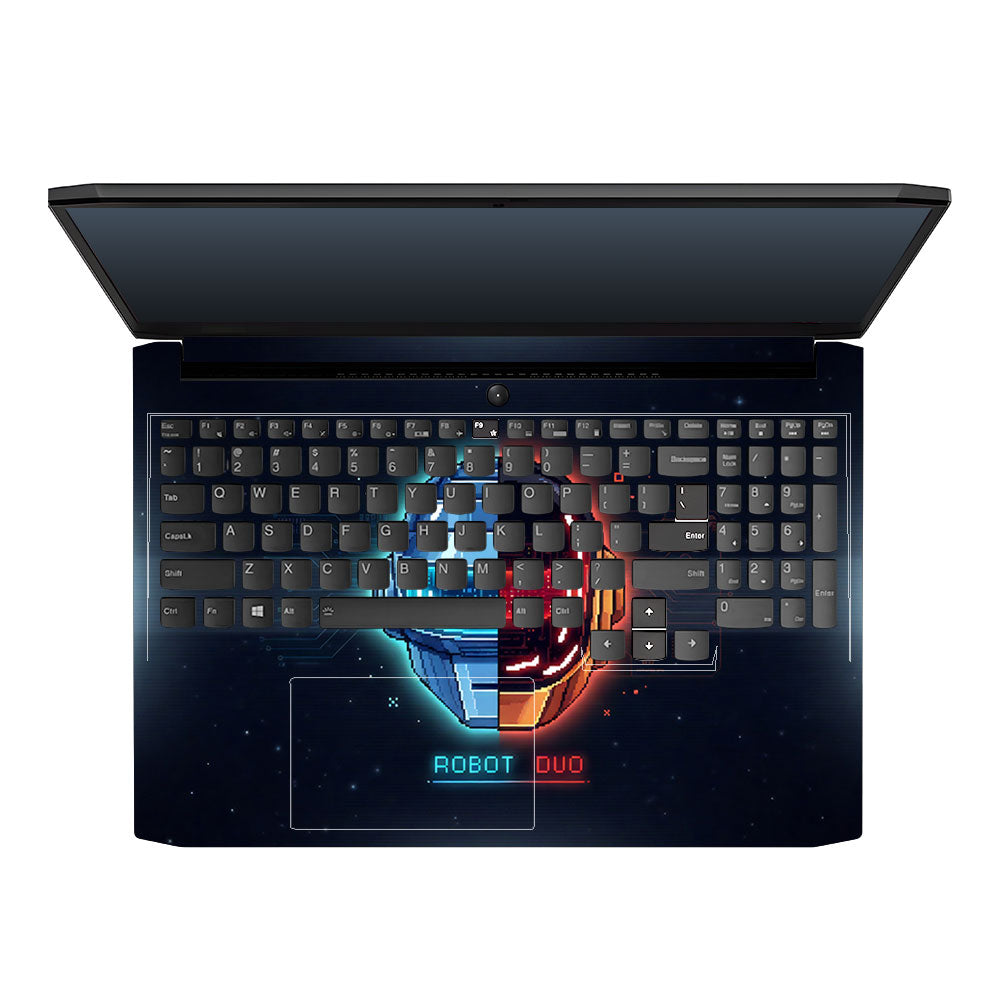 Robot Duo Lenovo IdeaPad Gaming 3 15ACH6 and 15IHU6 3D Laptop Skin