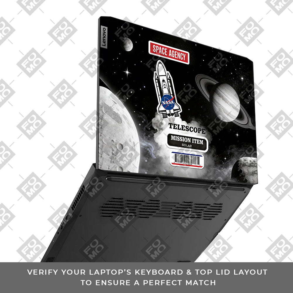Space Mission NASA Lenovo IdeaPad Gaming 3 15ACH6 and 15IHU6 3D Laptop Skin