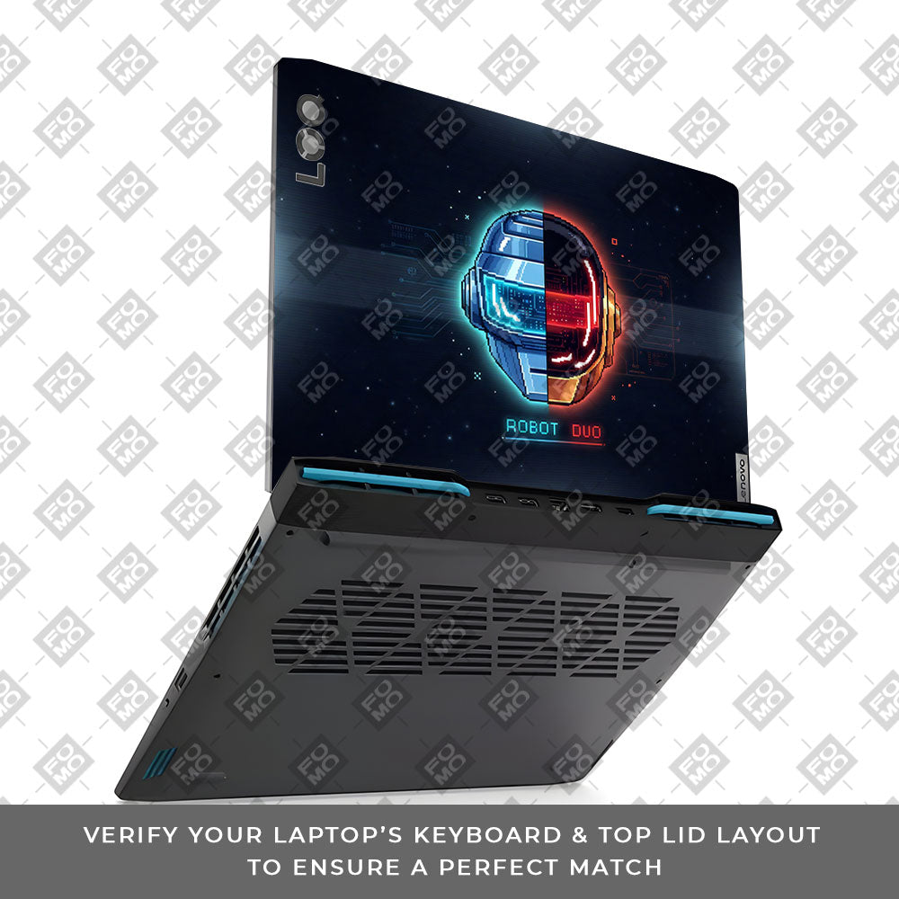 Robot Duo Lenovo LOQ 2023 15IRH8, 15APH8 3D Laptop Skin