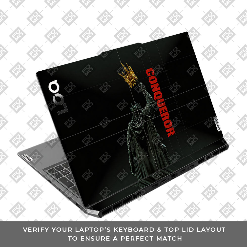 Crowned Conqueror Lenovo LOQ 2024, 2025 3D Laptop Skin