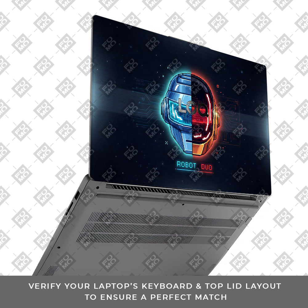 Robot Duo Lenovo LOQ Essential 15IAX9E 3D Laptop Skin