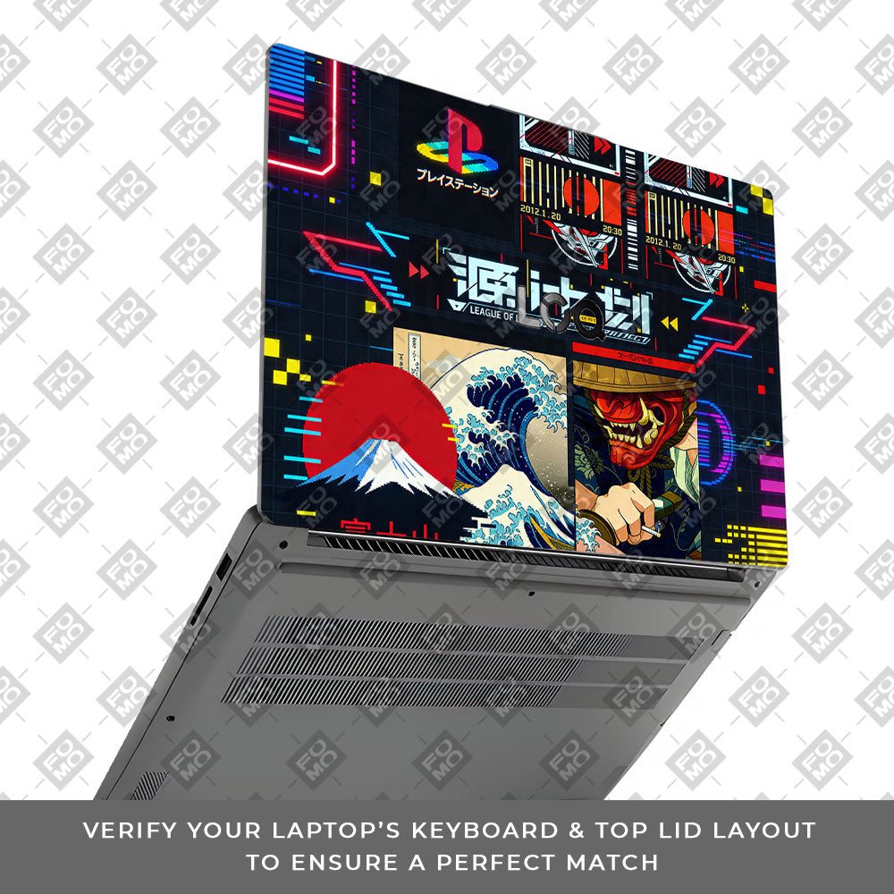 PlayStation Retro Lenovo LOQ Essential 15IAX9E 3D Laptop Skin