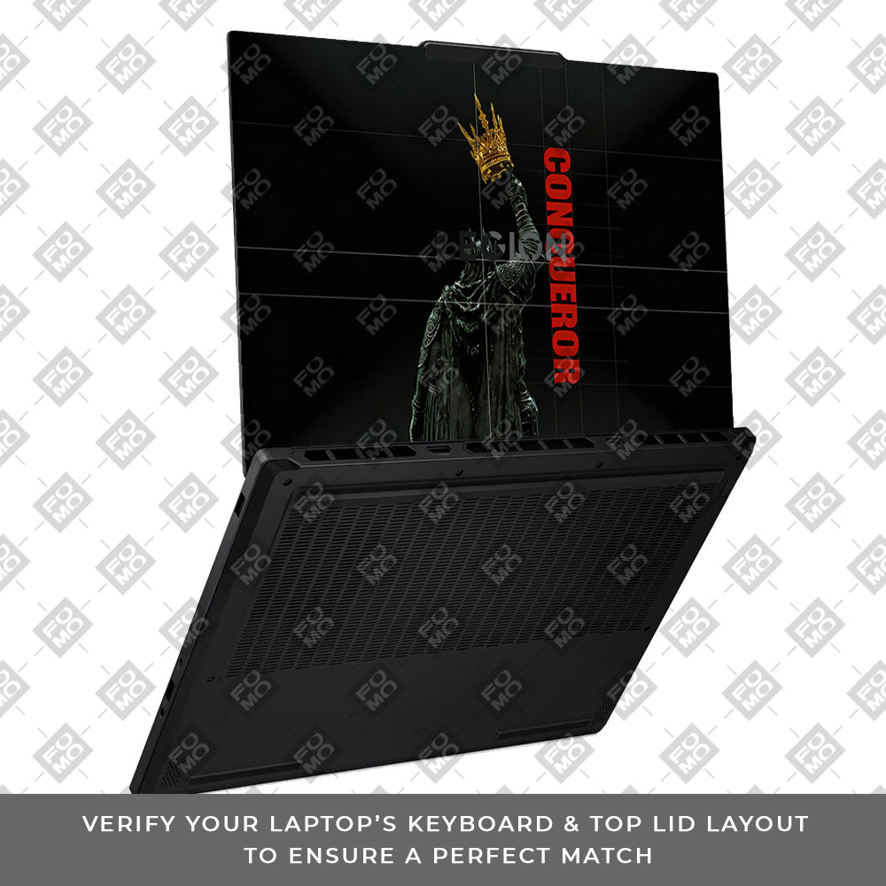Crowned Conqueror Lenovo Legion 5 15AHP10 3D Laptop Skin