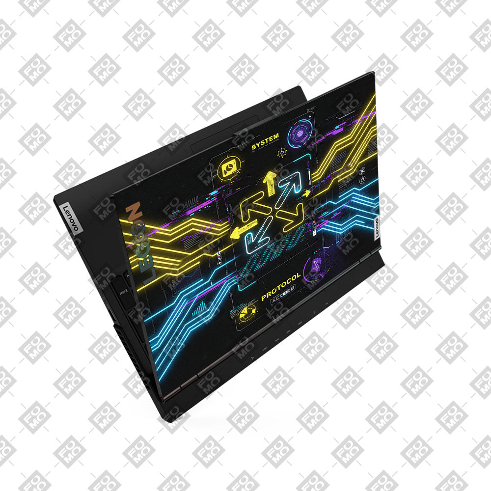 System Protocol Lenovo Legion 5 15ARH05 3D Laptop Skin
