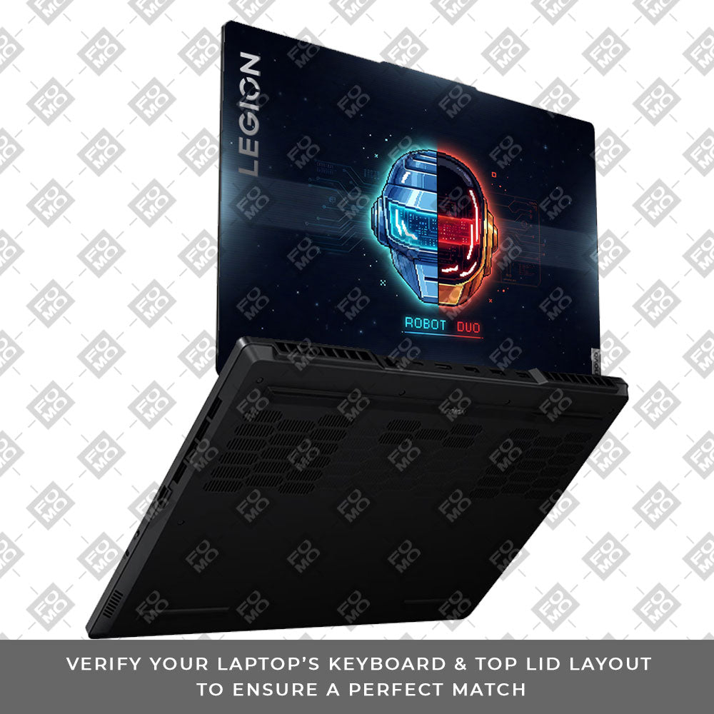 Robot Duo Lenovo Legion 5 15ARP8 3D Laptop Skin