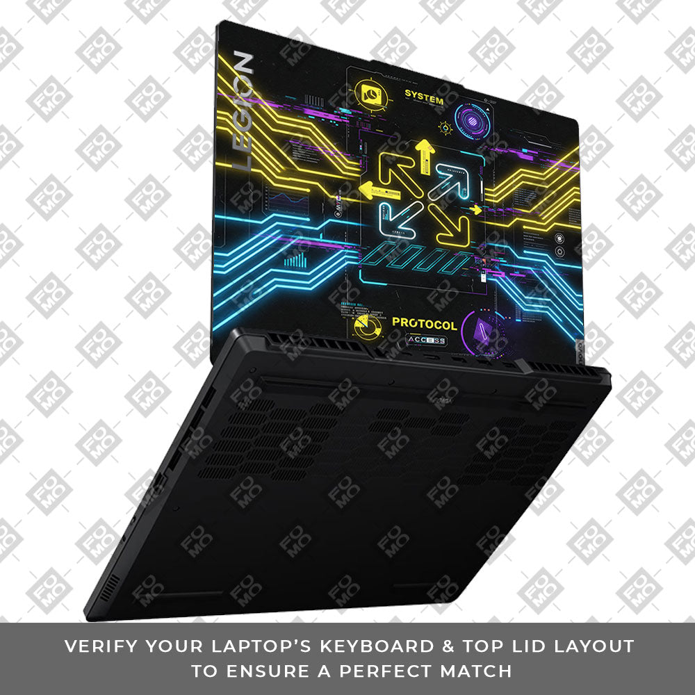 System Protocol Lenovo Legion 5 15ARP8 3D Laptop Skin
