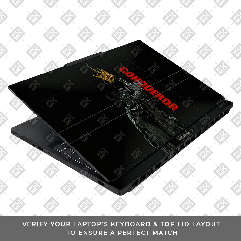 Crowned Conqueror Lenovo Legion 5 15IAX10 3D Laptop Skin