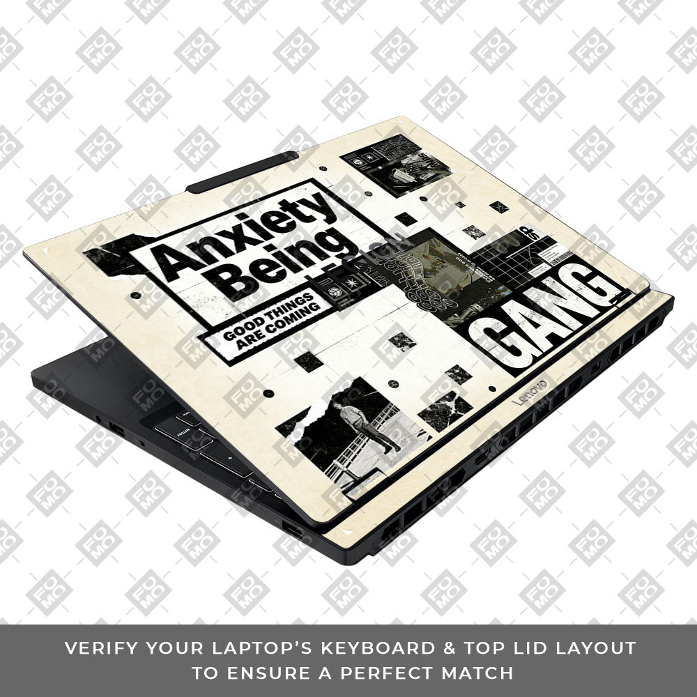 Anxiety Art Lenovo Legion 5 15IAX10 3D Laptop Skin