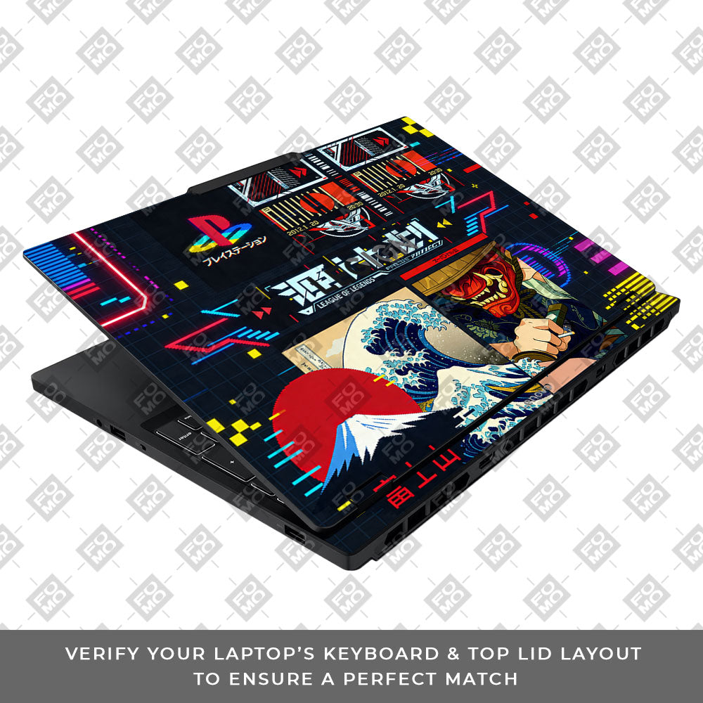 PlayStation Retro Lenovo Legion 5 15IAX10 3D Laptop Skin